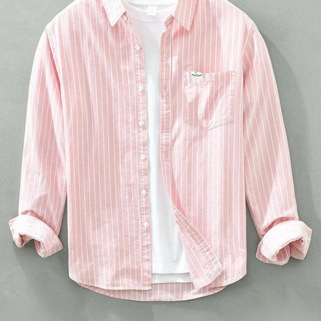 Stephen | Summer Shirt for Men Pink