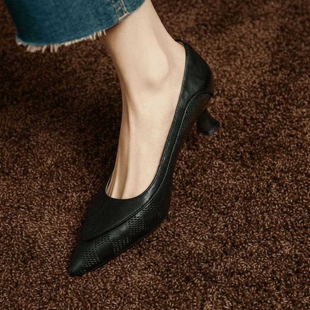 Womens Belle Genuine Leather Heels