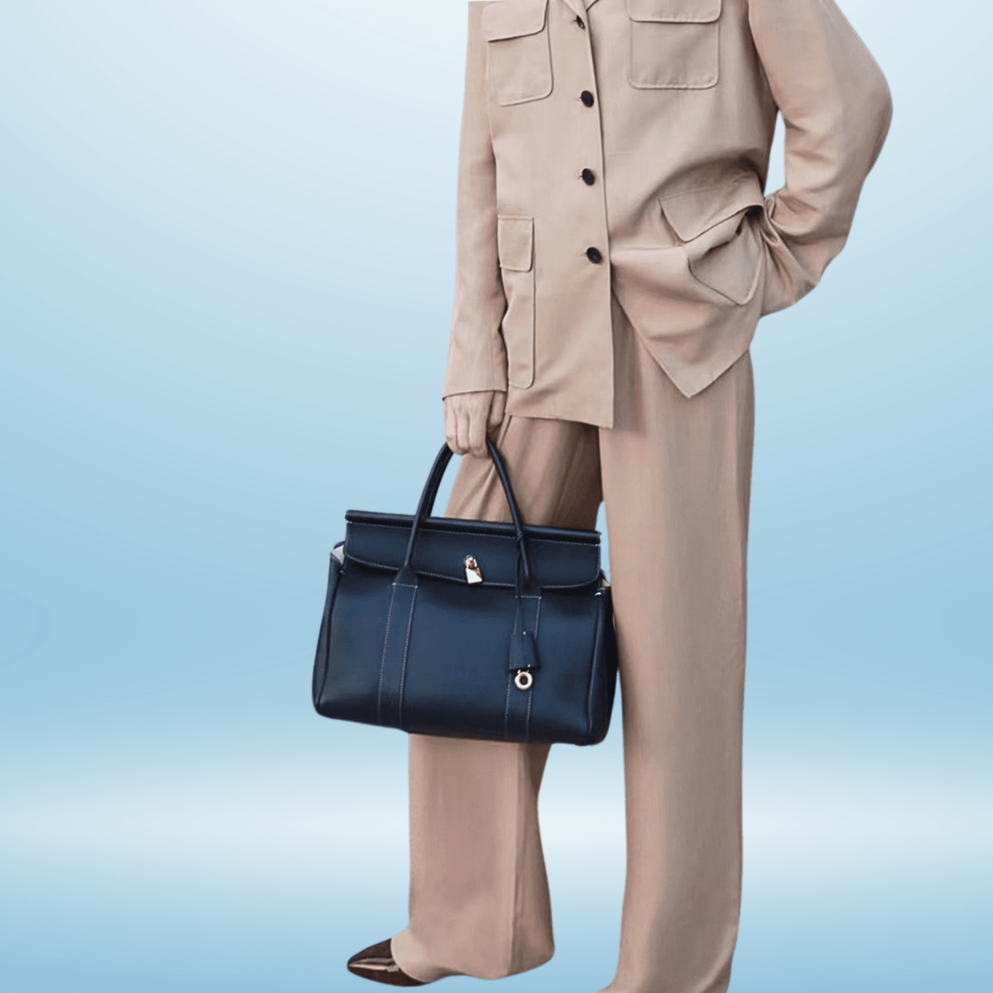 Classic Italien Leather Handbag