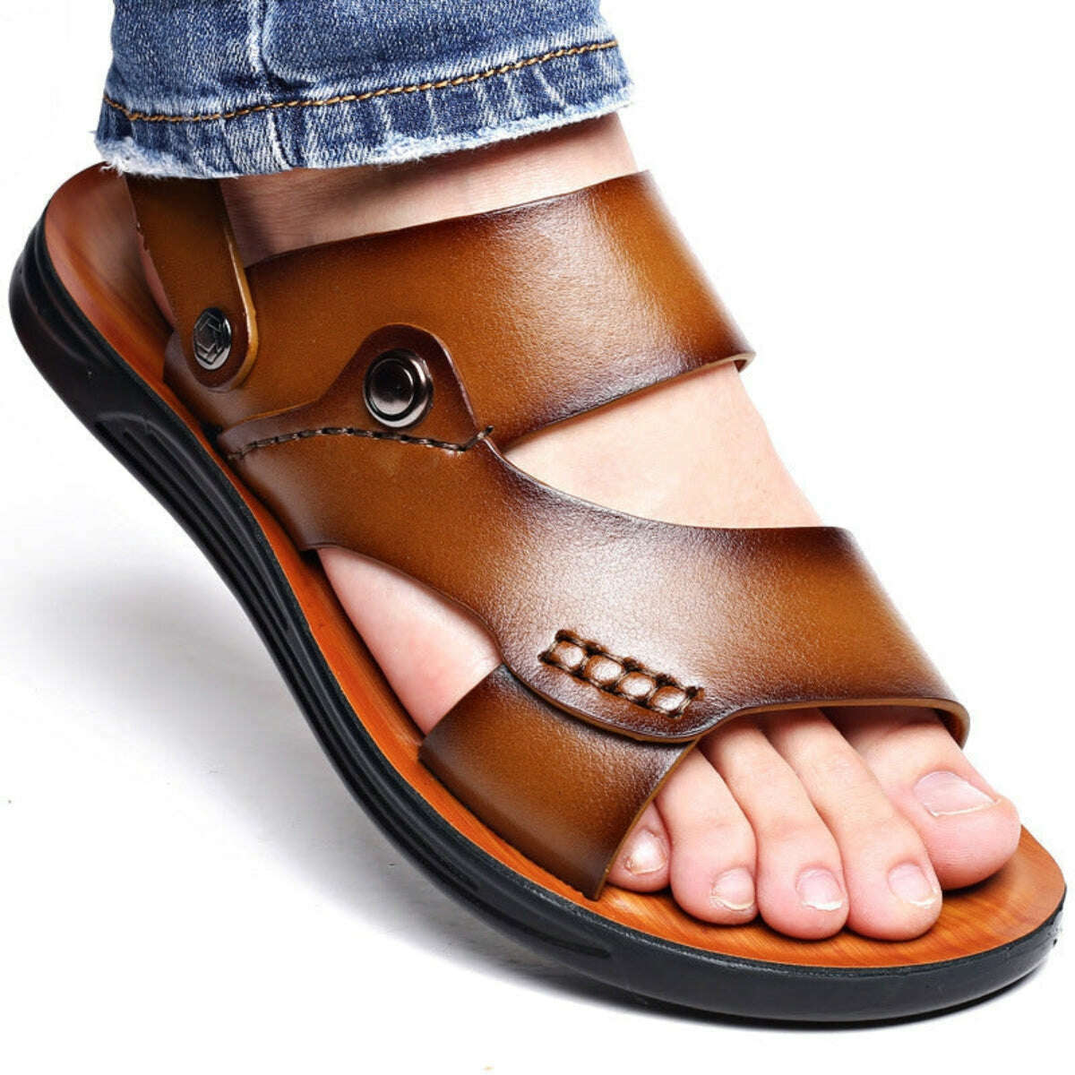 Unisex Marlow Leather Sandals