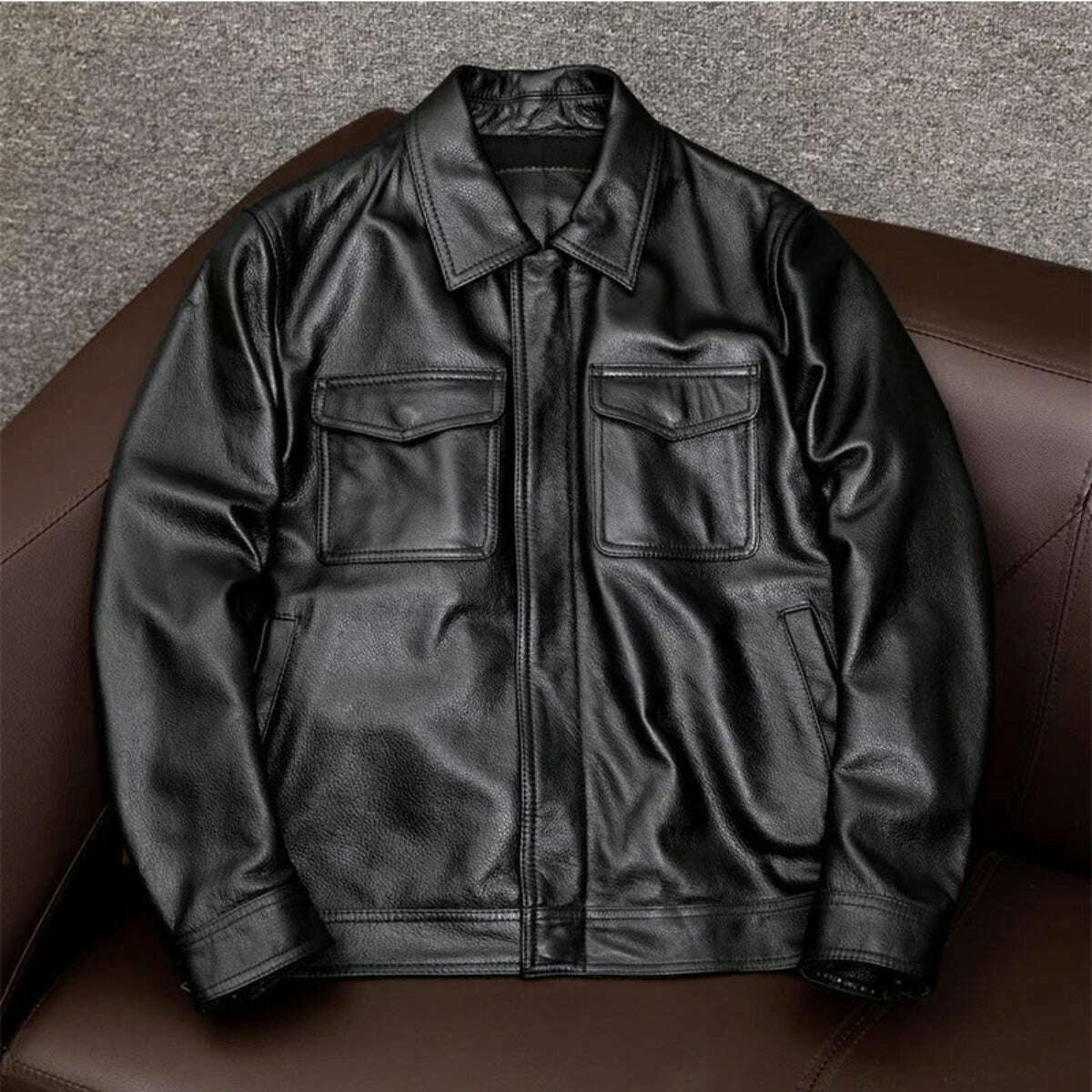 Mens Rufex Genuine Leather Jacket