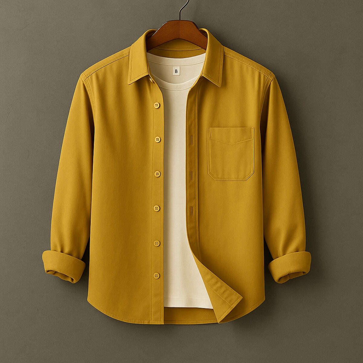 Mens Elmor Shirt Yellow