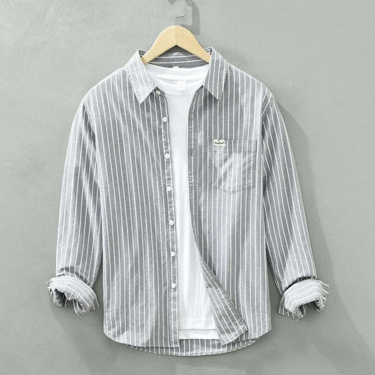 Stephen | Summer Shirt for Men Grey
