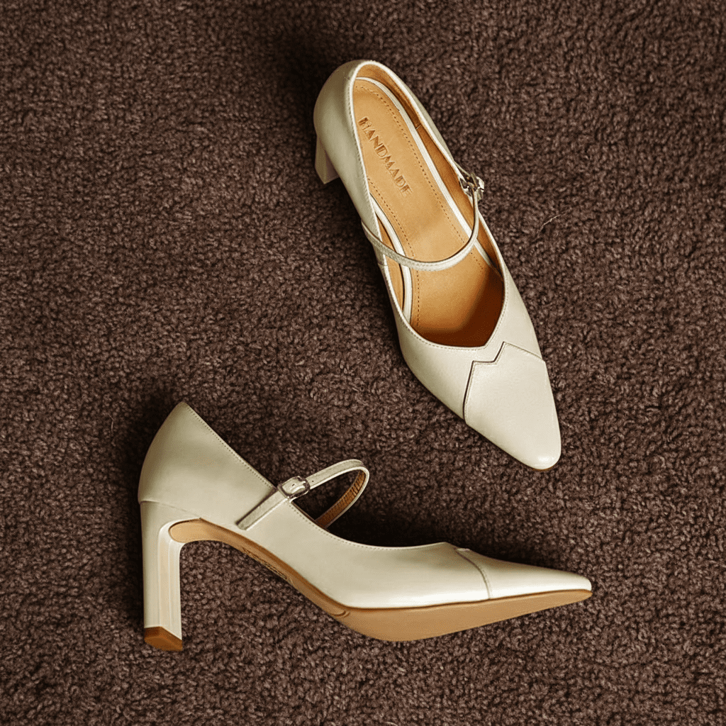 Womens Emily Genuine Leather Heels