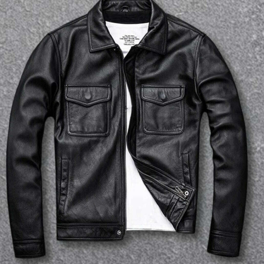 Mens Rufex Genuine Leather Jacket
