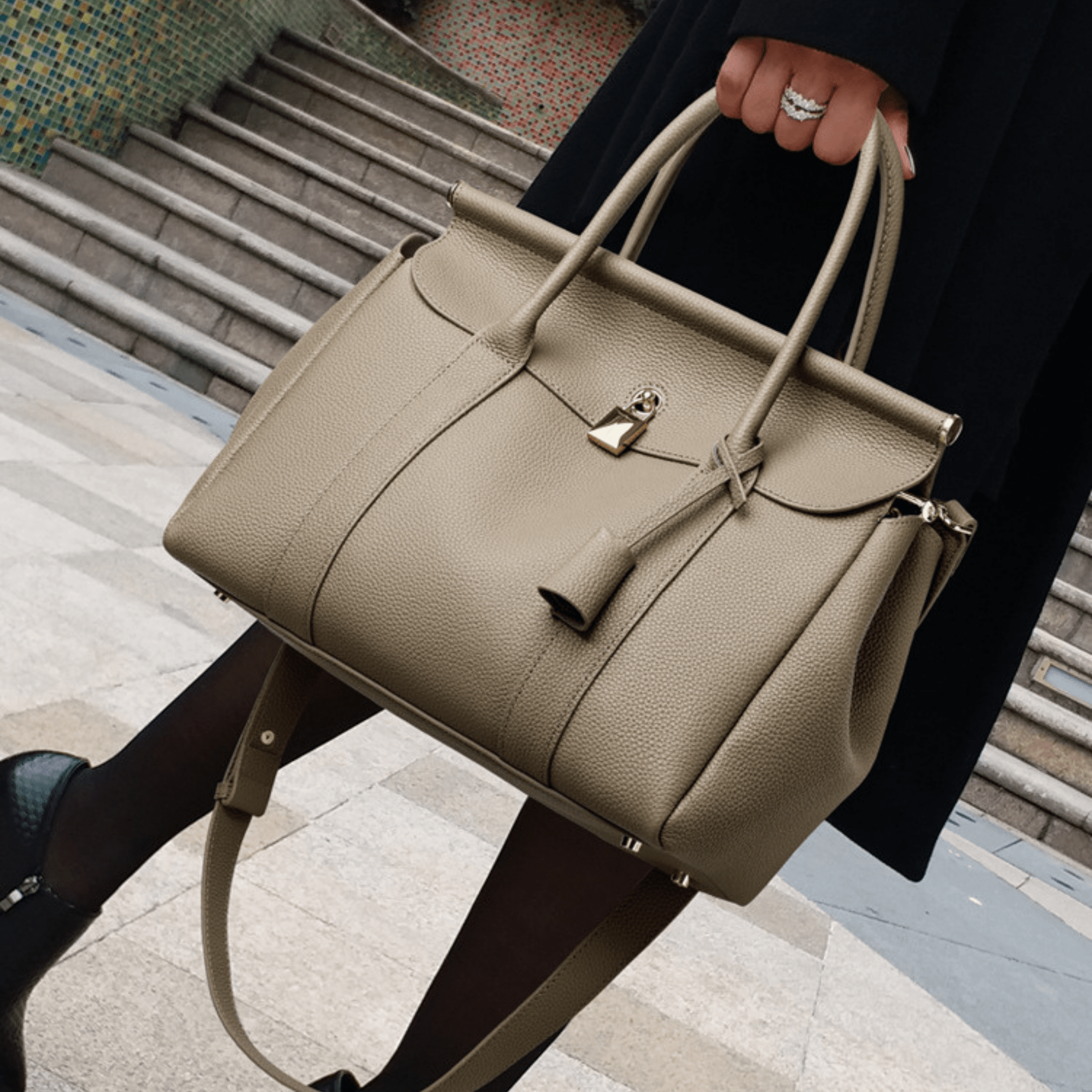 Classic Italien Leather Handbag