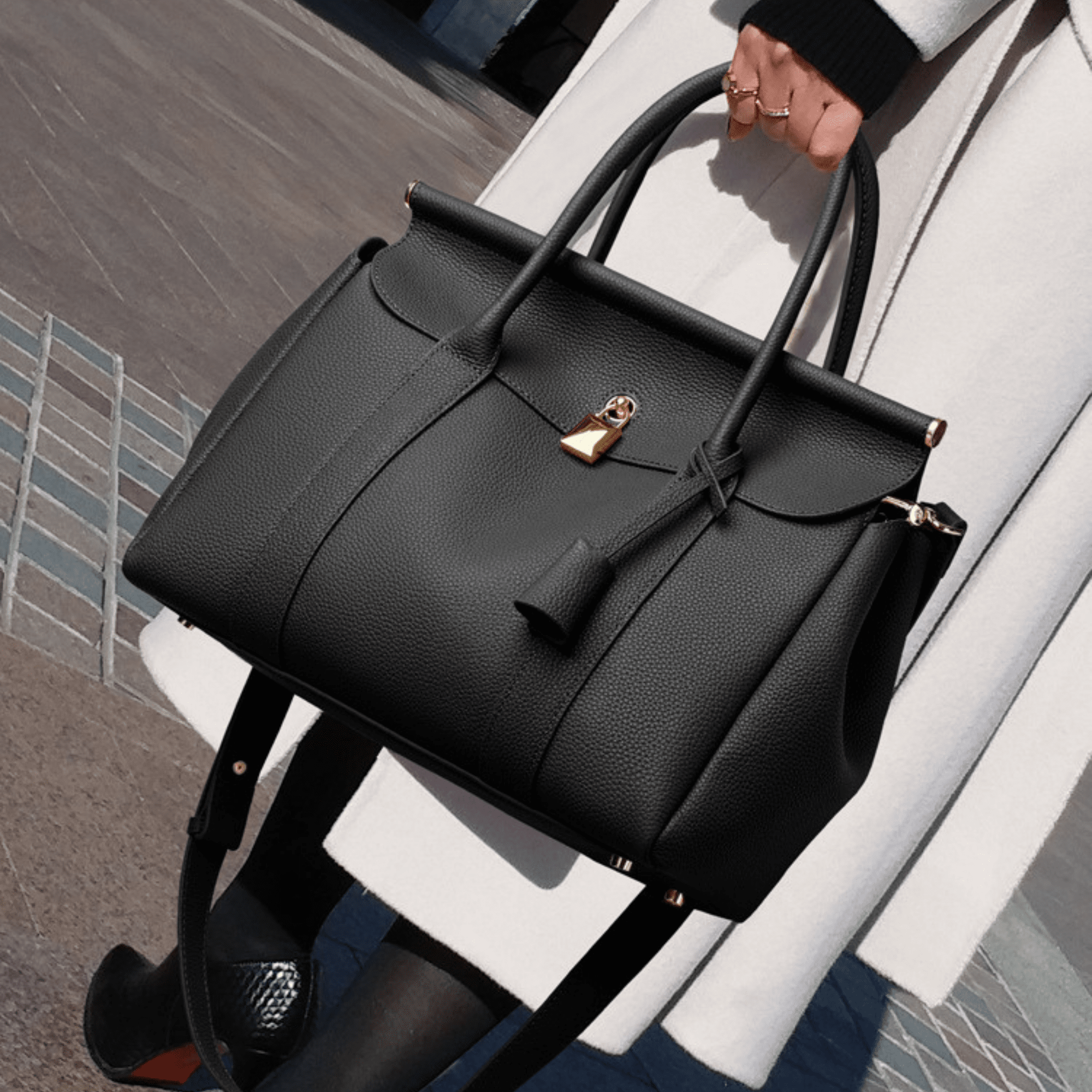 Classic Italien Leather Handbag