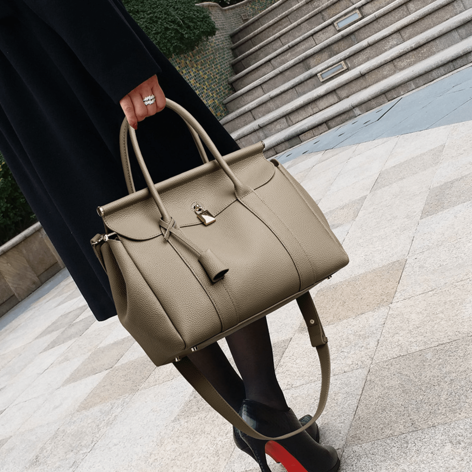 Classic Italien Leather Handbag