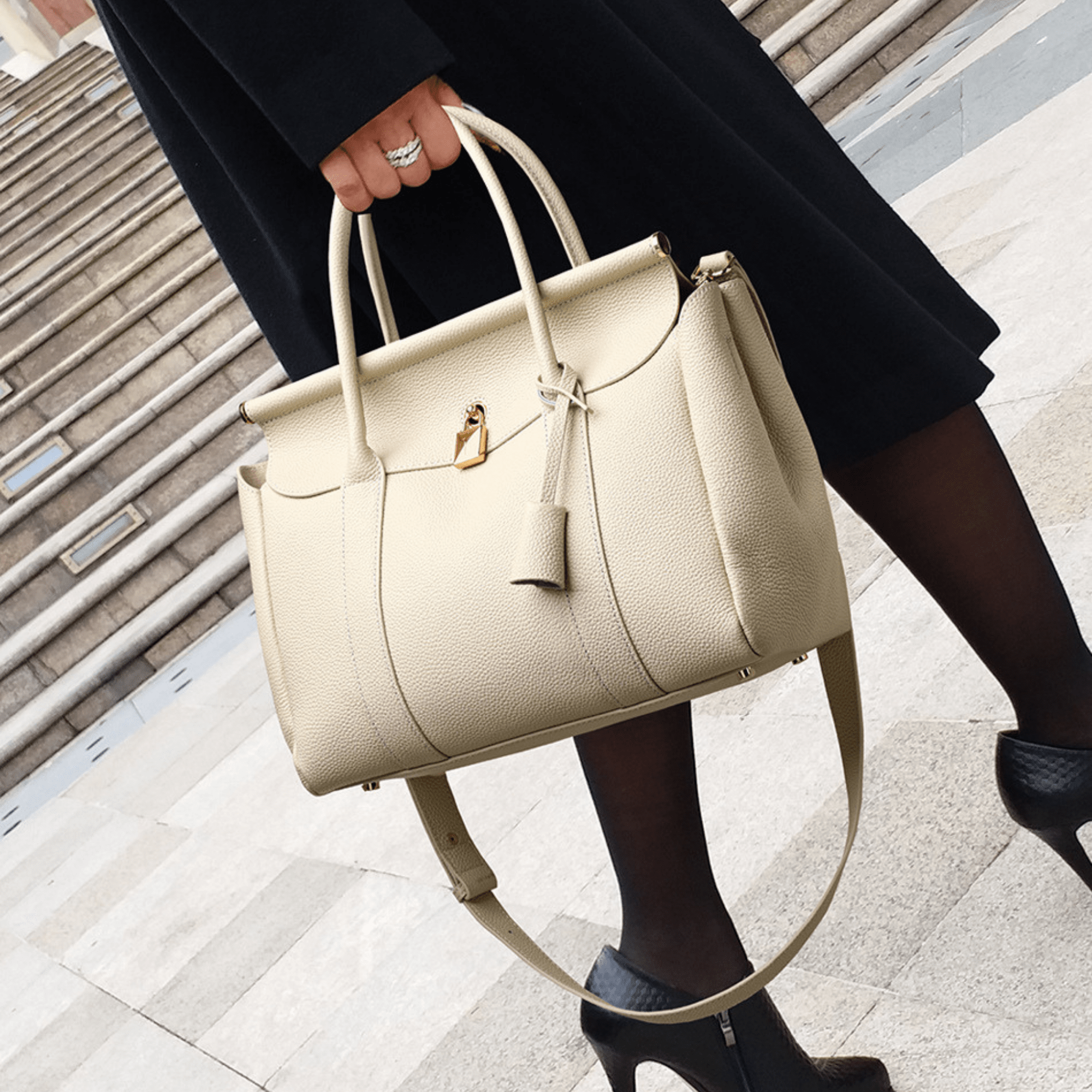 Classic Italien Leather Handbag
