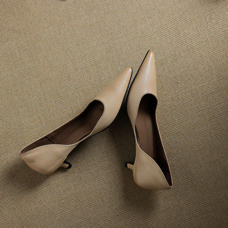 Womens Vienna Genuine Leather Heels