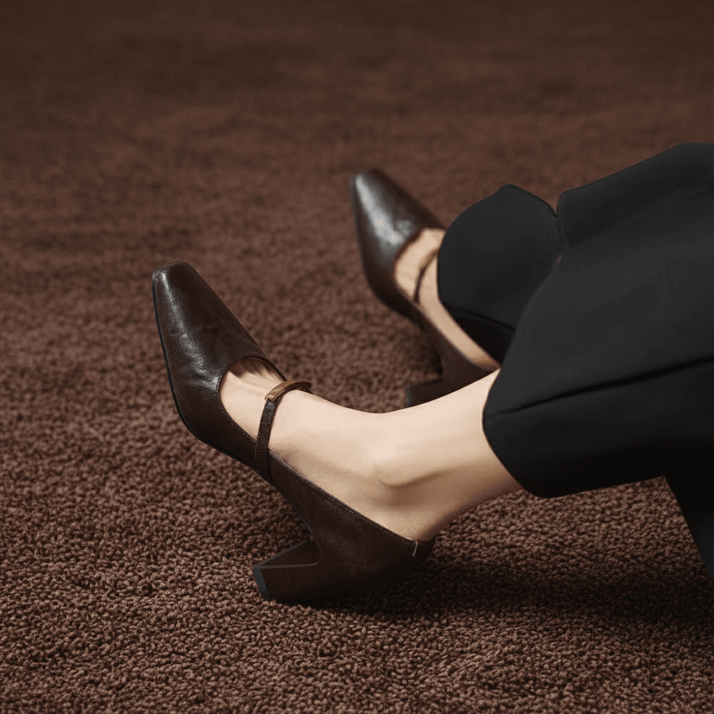 Womens Auria Genuine Leather Heels