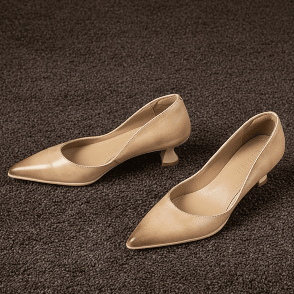 Womens Elyia Genuine Leather Heels