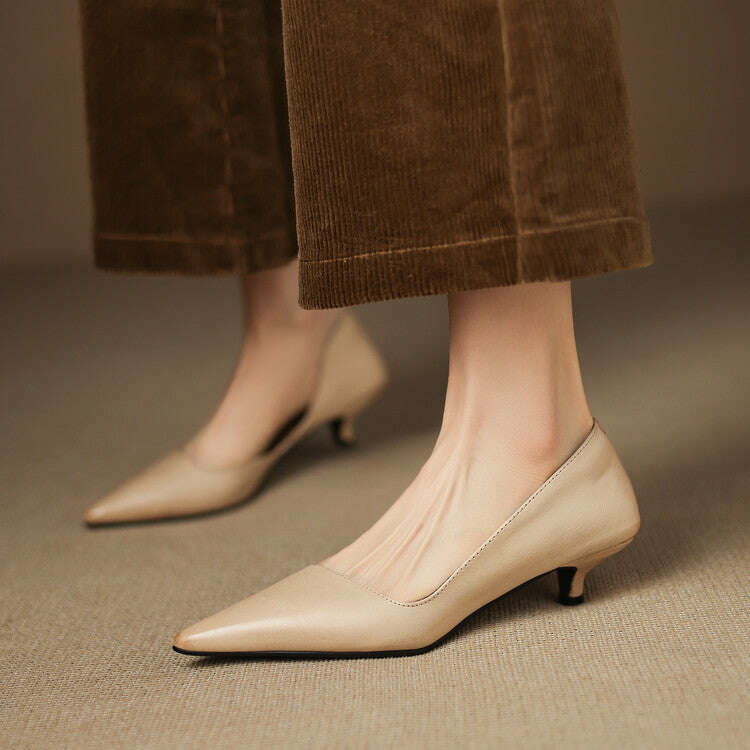 Womens Vienna Genuine Leather Heels