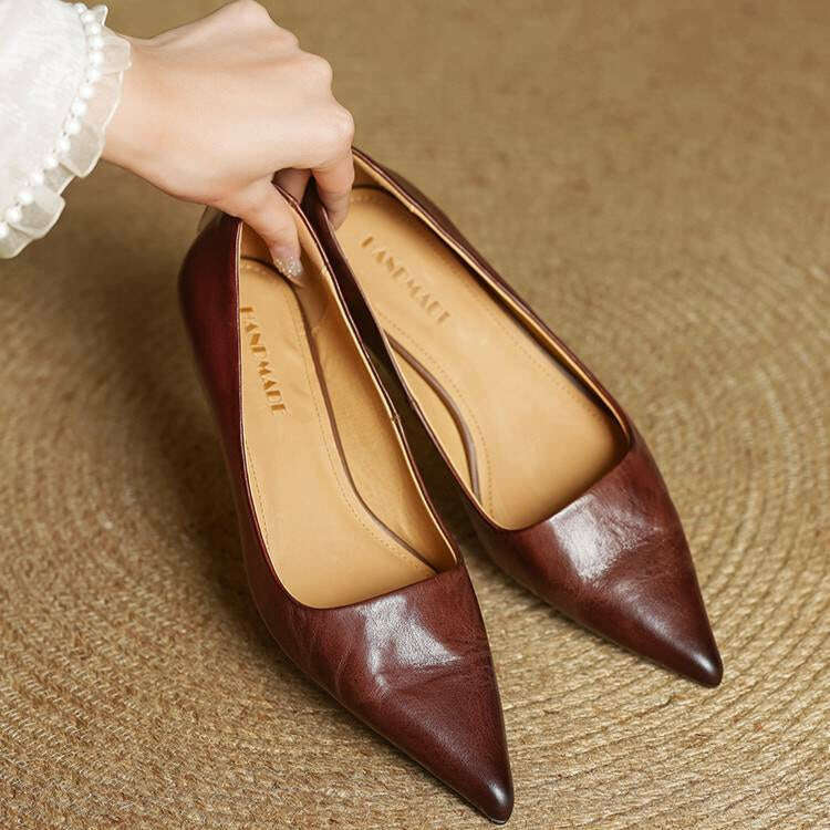 Womens Anok Genuine Leather Heels