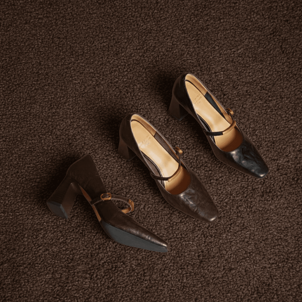 Womens Auria Genuine Leather Heels