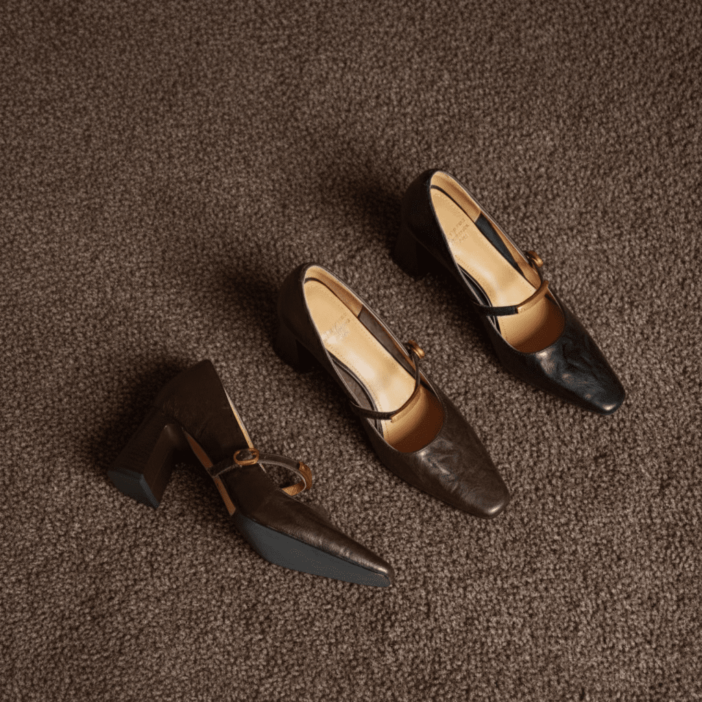 Womens Auria Genuine Leather Heels