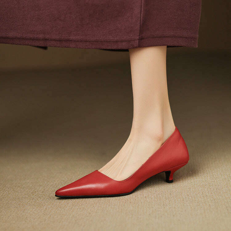 Womens Vienna Genuine Leather Heels