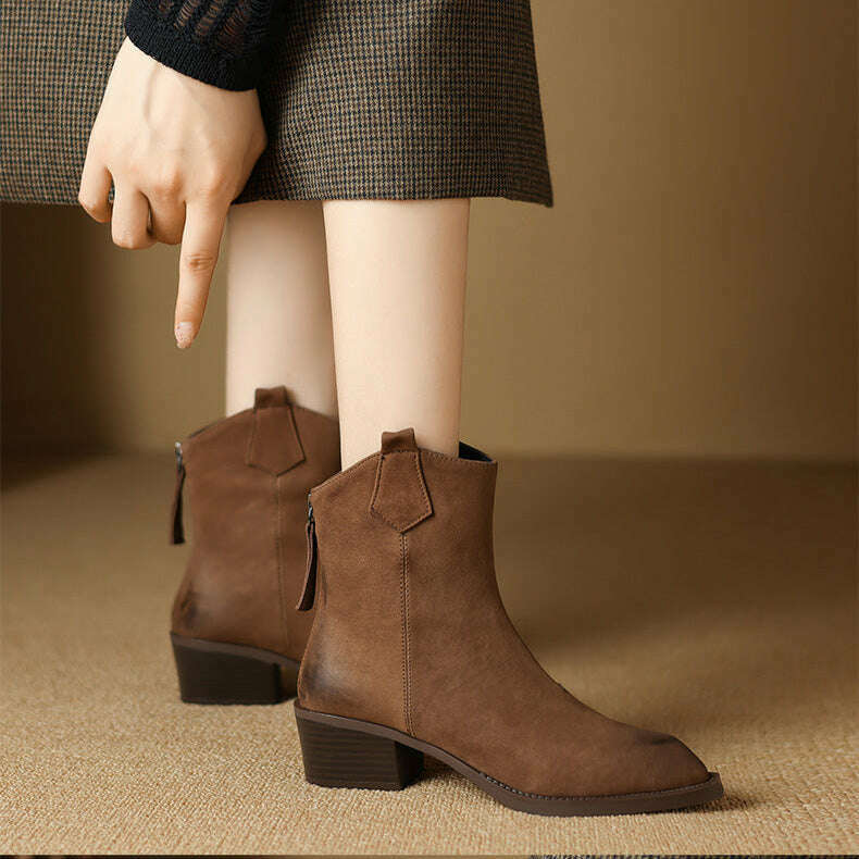 Womens Marley Genuine Leather Boots