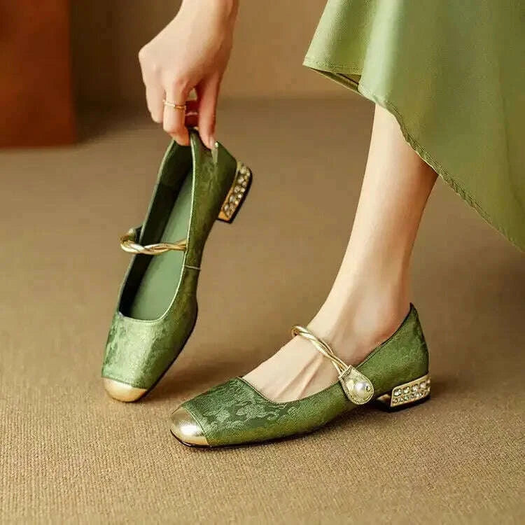 Womens Naila Pumps Green