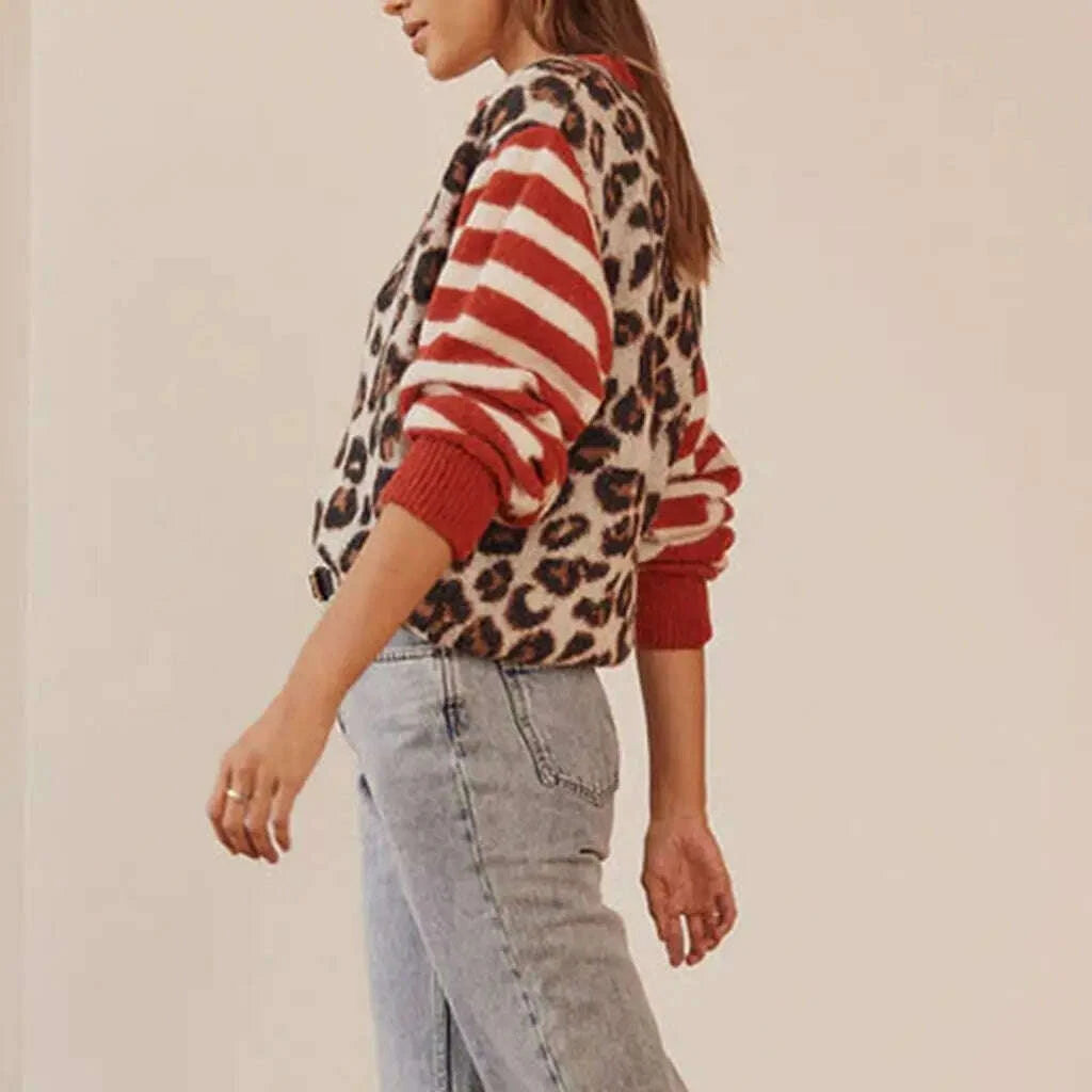 Womens Ferocia Leopard Sweater