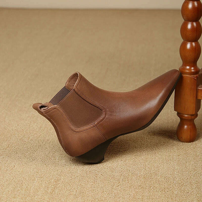 Womens Laira Genuine Leather Boots