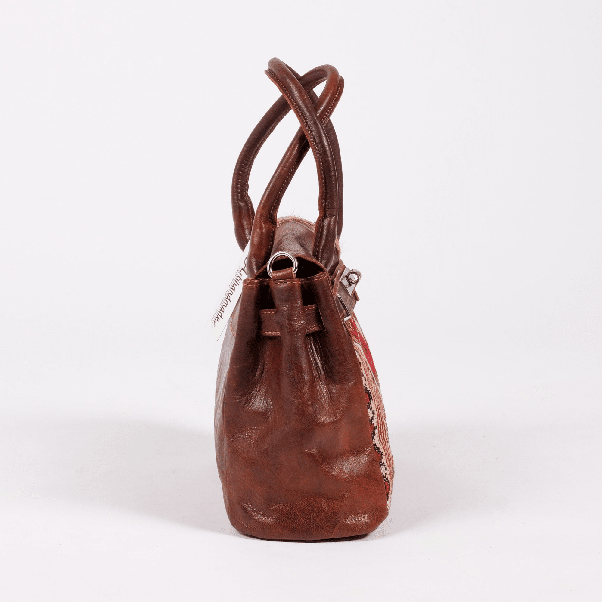 The Berber HS Natural Leather x Kilim Handbag