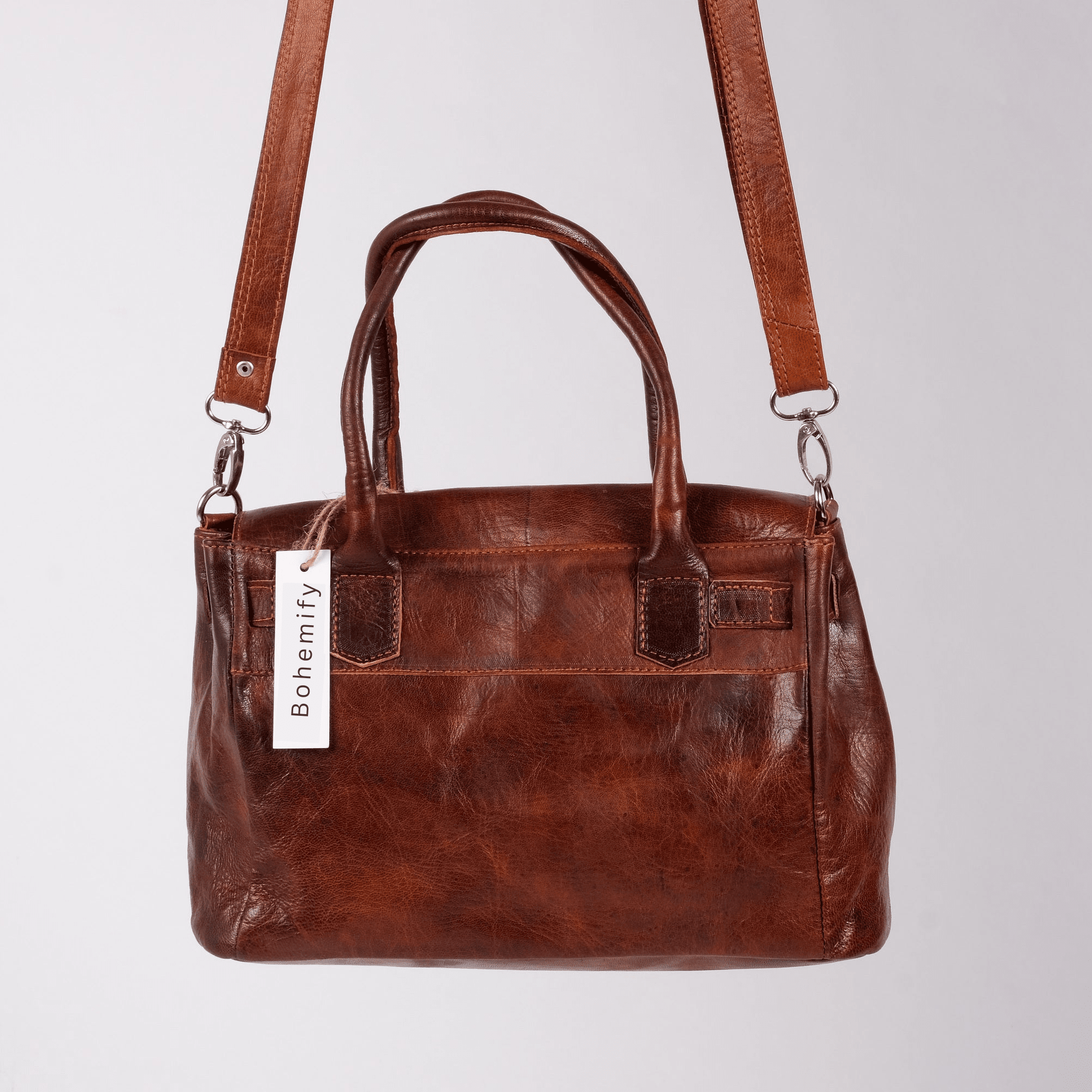 The Berber HS Natural Leather x Kilim Handbag