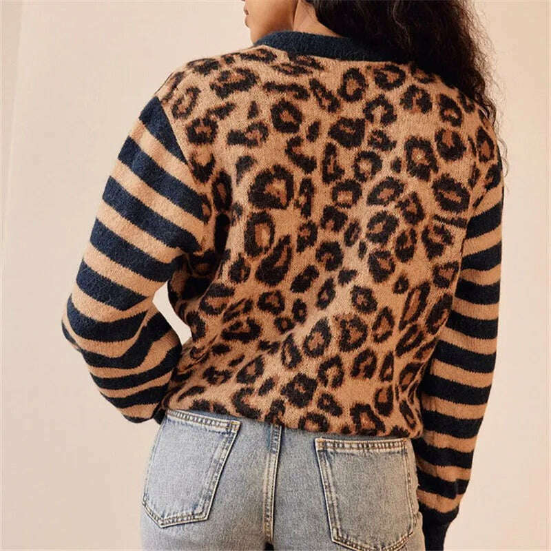 Womens Ferocia Leopard Sweater