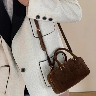 Soft Leather Top Handle Bag
