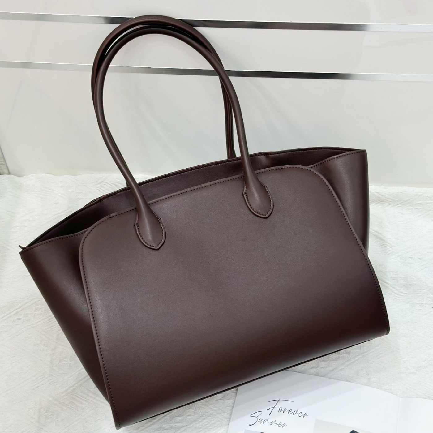 Large Luxurious Leather Tote Bag