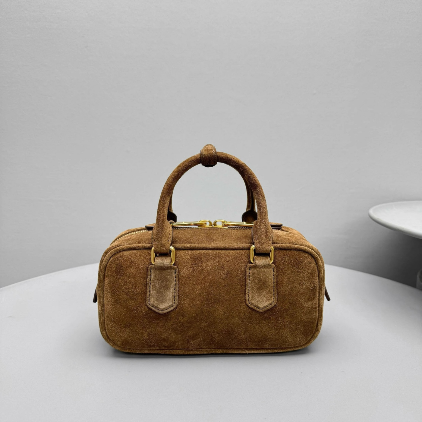 Soft Leather Top Handle Bag