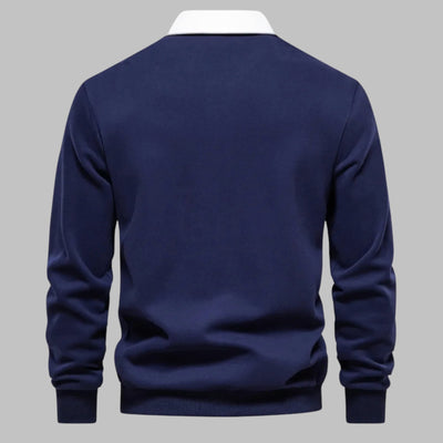 Andrew Collins Polo Collar Sweater - Lunavitae