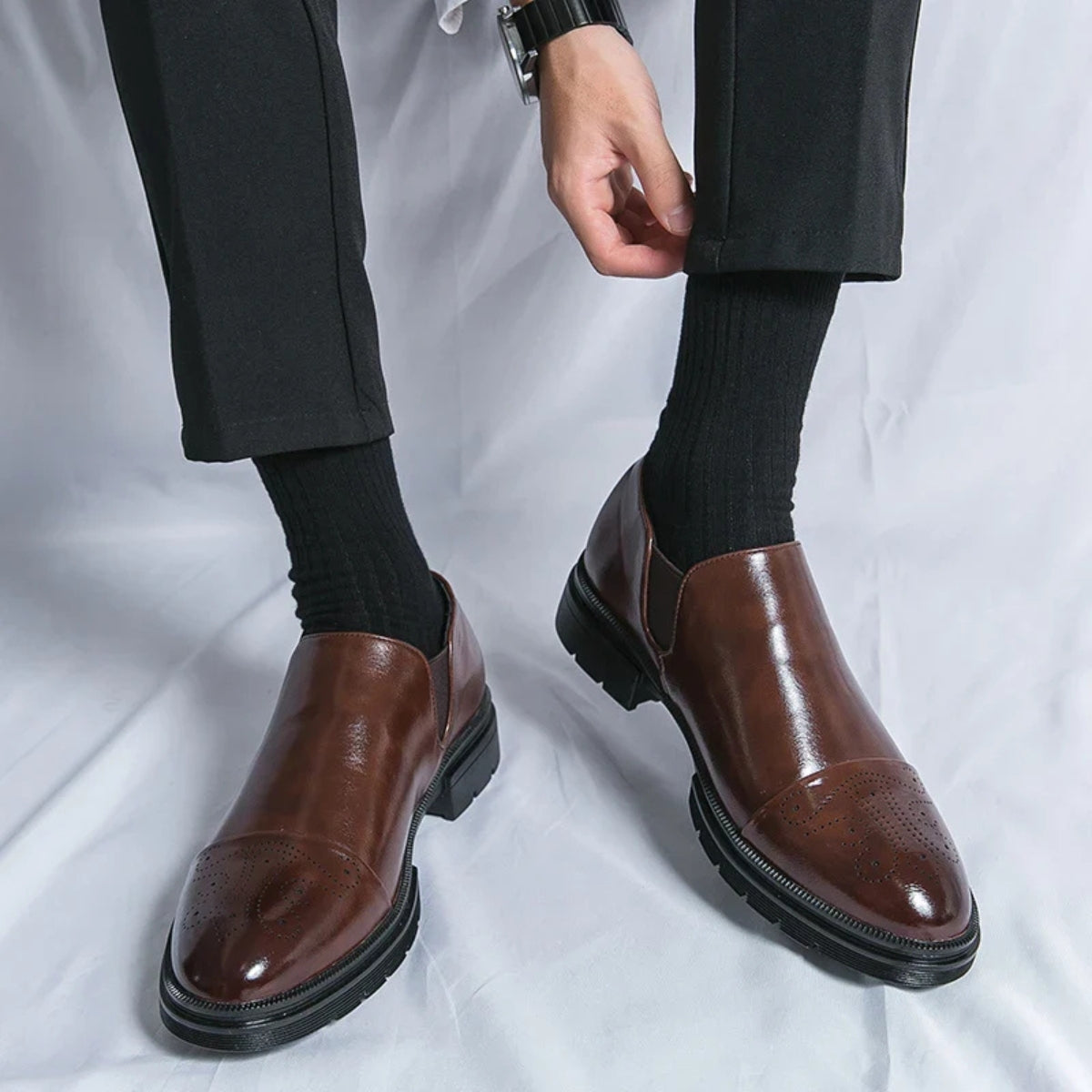 Cortas Genuine Leather Shoes - Lunavitae