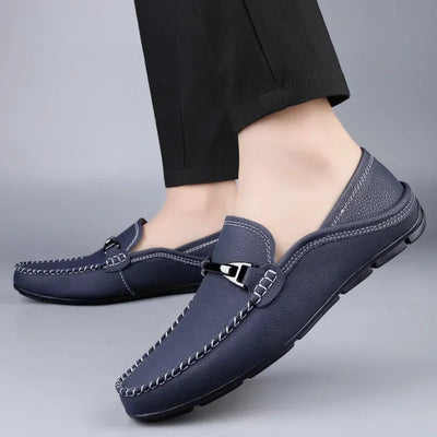Melver Genuine Leather Loafers - Lunavitae