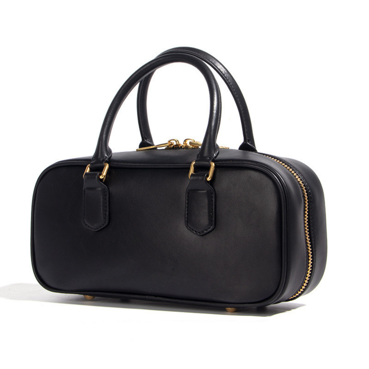 Soft Leather Top Handle Bag