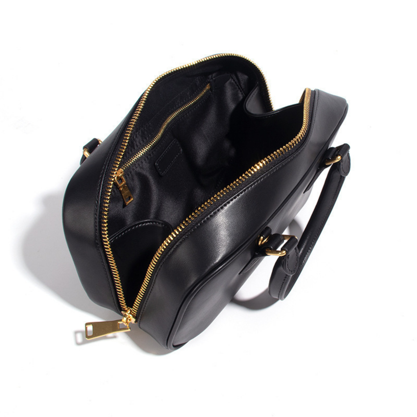Soft Leather Top Handle Bag