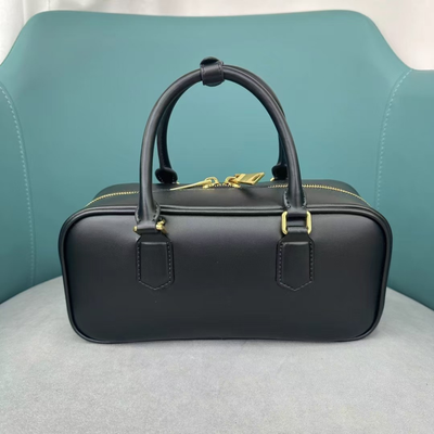 Soft Leather Top Handle Bag