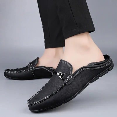 Melver Genuine Leather Loafers - Lunavitae