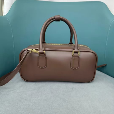 Soft Leather Top Handle Bag