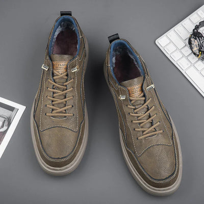 Ozgun Genuine Leather Sneakers - Lunavitae