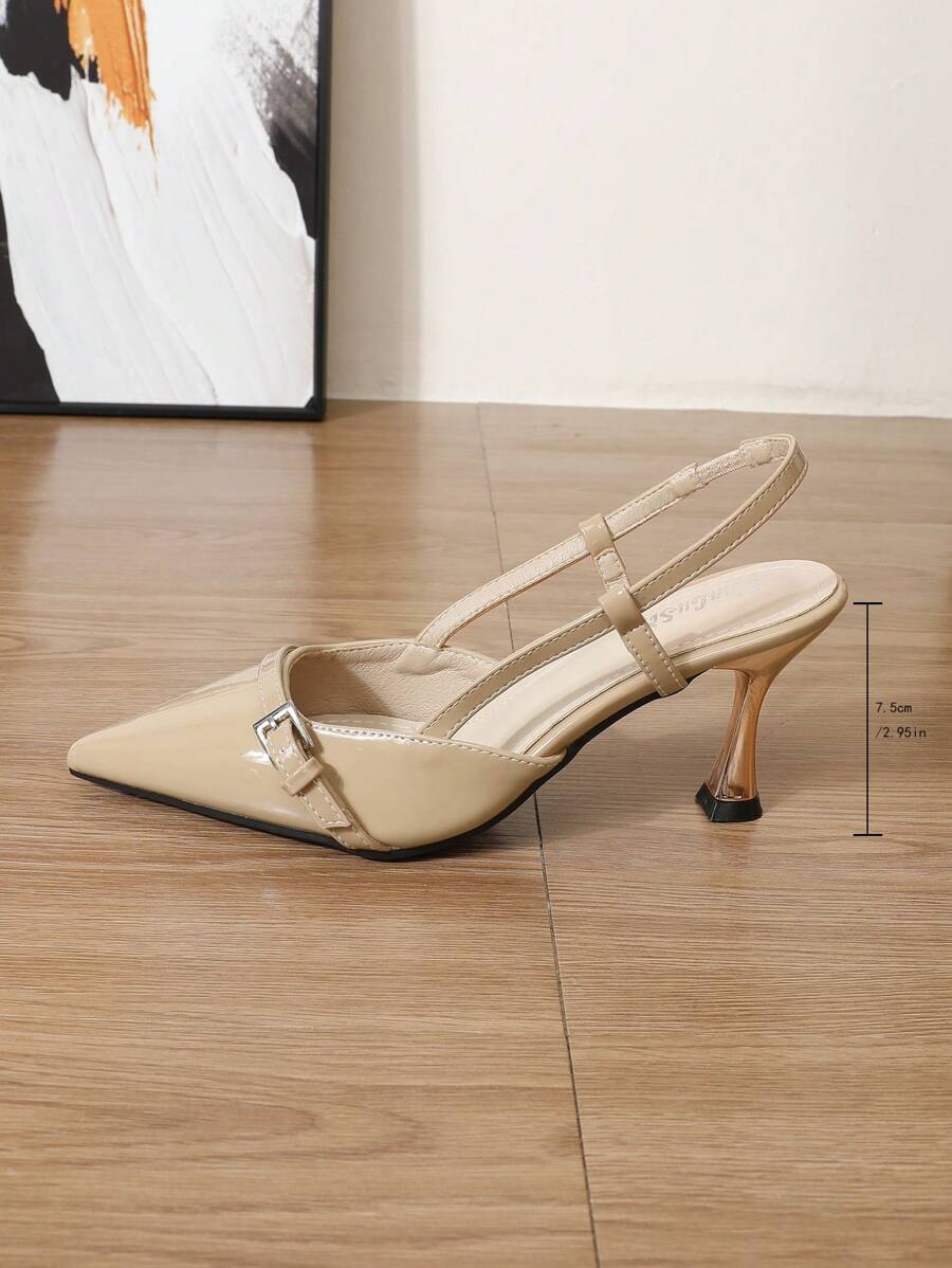 Pointed Toe Heels – Bow Detail, Kitten Wedge Sandals - Lunavitae