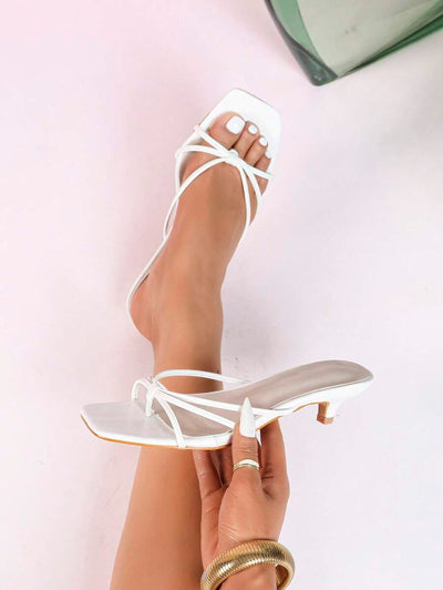 High Heel Sandals – Chunky Heel, Ankle Strap - Lunavitae