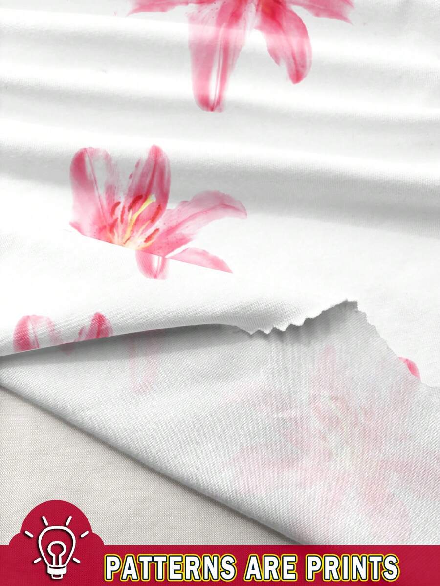 Pink Floral Bandeau Dress – Fitted Summer Style - Lunavitae