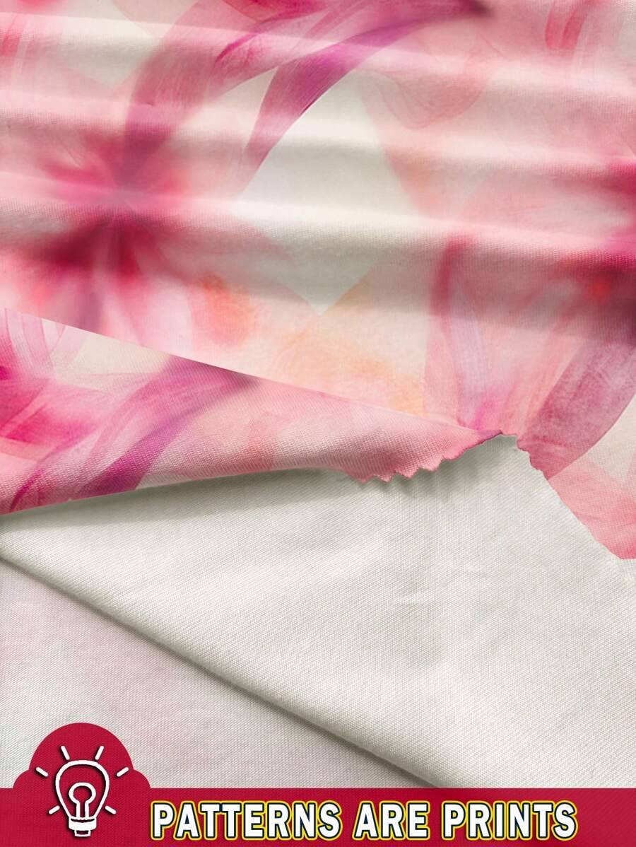 Pink Floral Bandeau Dress – Fitted Summer Style - Lunavitae