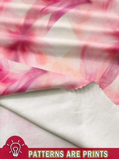 Pink Floral Bandeau Dress – Fitted Summer Style - Lunavitae