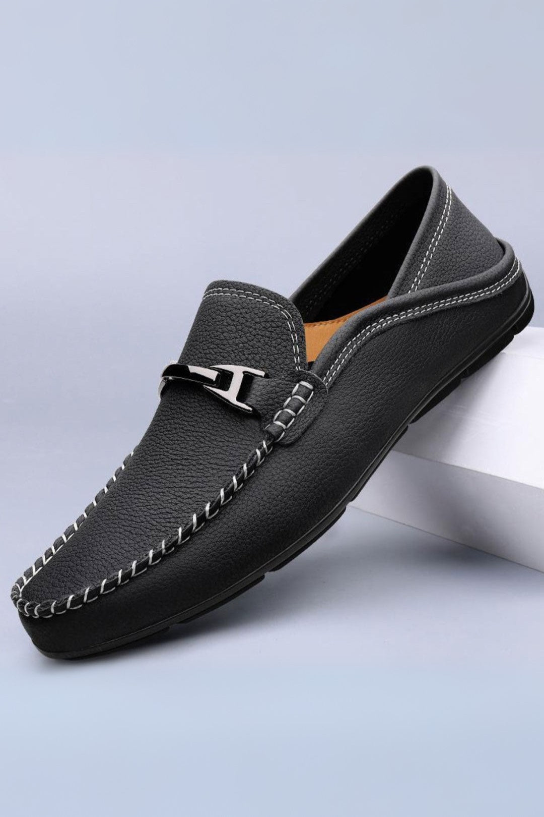 Melver Genuine Leather Loafers - Lunavitae