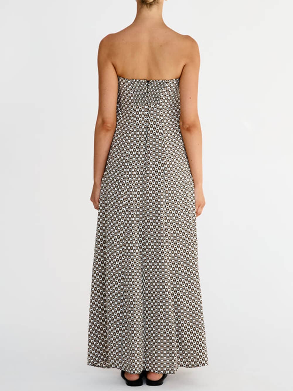 Bohemian Diamond Print Maxi Dress - Lunavitae
