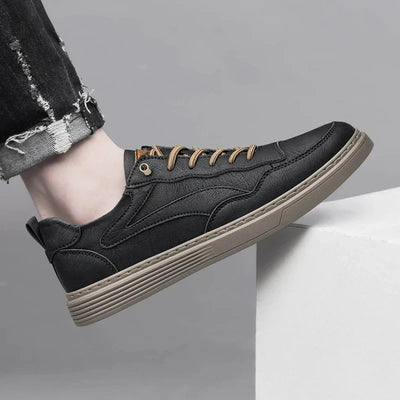 Ozgun Genuine Leather Sneakers - Lunavitae