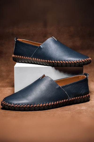 MASSIMO LEATHER LOAFERS - Lunavitae