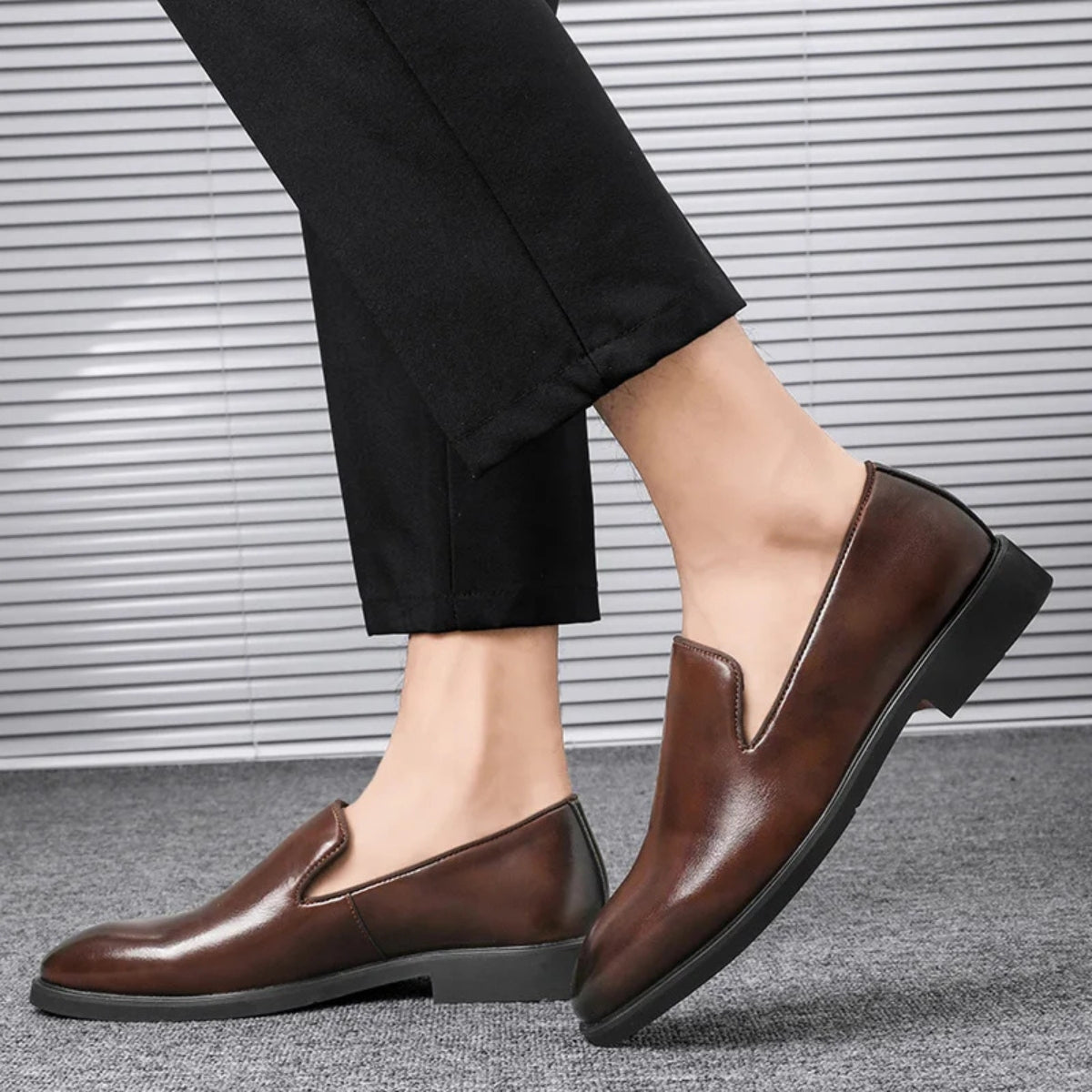 Noctis Genuine Leather Loafers - Lunavitae